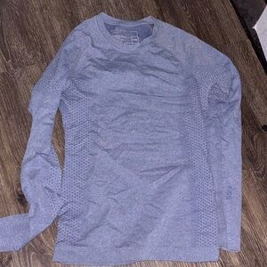 Figs Purple Long Sleeve under scrub Top